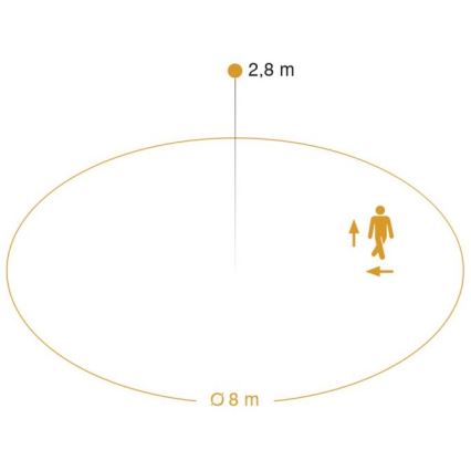 STEINEL 56032 - LED Φως εξωτερικού χώρου με αισθητήρα LED/9,5W/230V IP54
