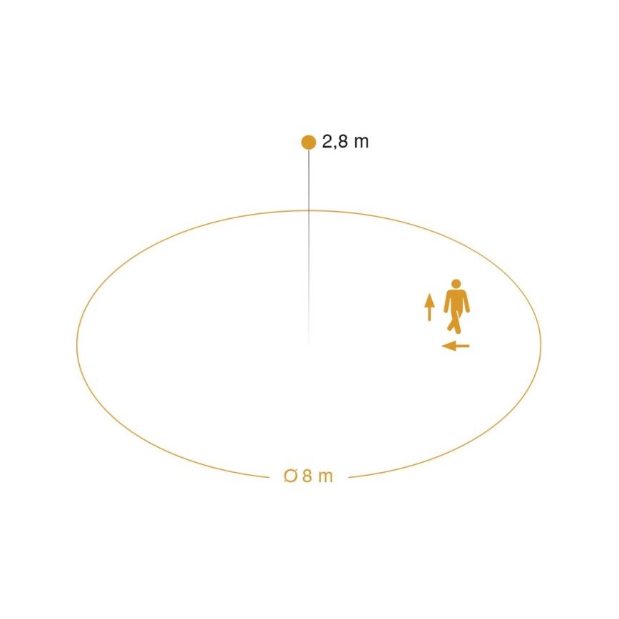 STEINEL 56032 - LED Φως εξωτερικού χώρου με αισθητήρα LED/9,5W/230V IP54