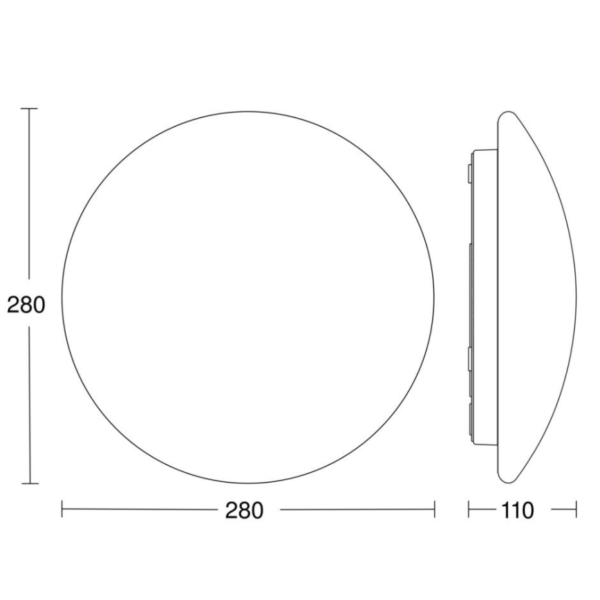 STEINEL 56032 - LED Φως εξωτερικού χώρου με αισθητήρα LED/9,5W/230V IP54
