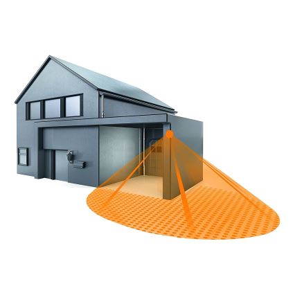 STEINEL 602710 - Υπέρυθρος αισθητήρας τοίχου εξωτερικού χώρου IS240 ανθρακί IP54