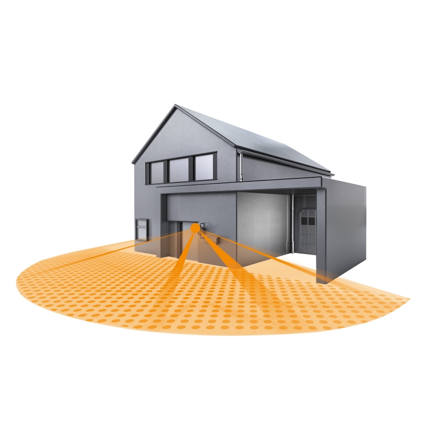 STEINEL 603113 - Εξωτερικός ανιχνευτής κίνησης IS 180-2 μαύρος IP54