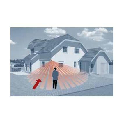 STEINEL 603915 - Υπέρυρθος αισθητήρας εξωτερικού χώρου IS 2180-2 ασήμι IP54