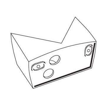 STEINEL 631765 - Γωνιακή βάση 07 λευκό