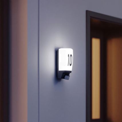 STEINEL 650513 - L1 Λάμπα εξωτερικού χώρου με αισθητήρα λευκό IP44