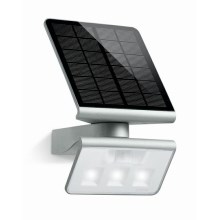 STEINEL 671013 - Ηλιακό Φωτιστικό Σποτ LED με αισθητήρα XSolar L-S 1,2W/LED ασημί