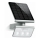 STEINEL 671013 - Ηλιακός προβολέας LED XSolar L-S 1,2W/LED ασημί IP44 2500 mAh