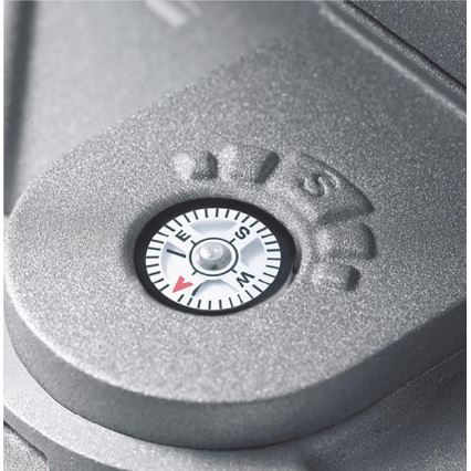 STEINEL 671211 - Ηλιακός αισθητήρας LED προβολέας XSolar GL-S 0,5W/LED ασημί IP44 2500 mAh