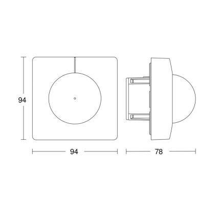 Steinel 751302 - Ανιχνευτής παρουσίας HF 360 COM1 λευκό