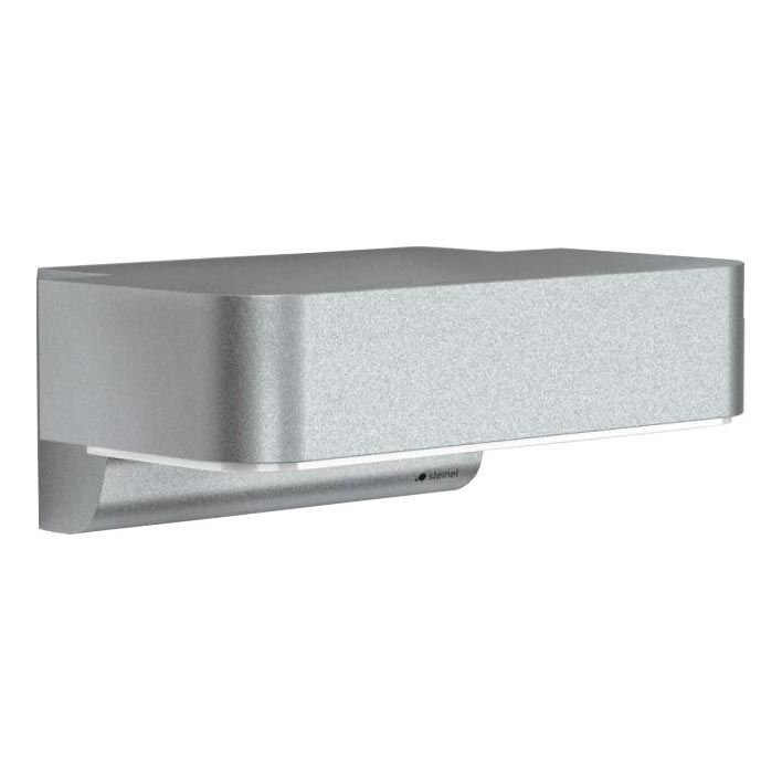 STEINEL 87555 - Εξωτερικό επιτοίχιο φωτιστικό LED με αισθητήρα L 800 SC LED/7,5W/230V IP44 ασημί