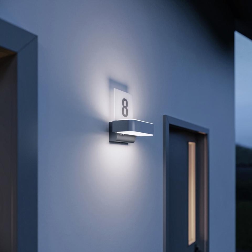 STEINEL 87579 - Αριθμός οικίας LED με αισθητήρα L 820 SC LED/9,8W/230V IP44