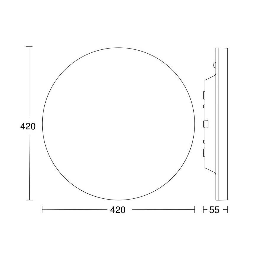 Steinel 067793 - LED Dimmable φωτιστικό οροφής με αισθητήρα RS PRO R30 plus SC 23,7W/230V 3000K IP40