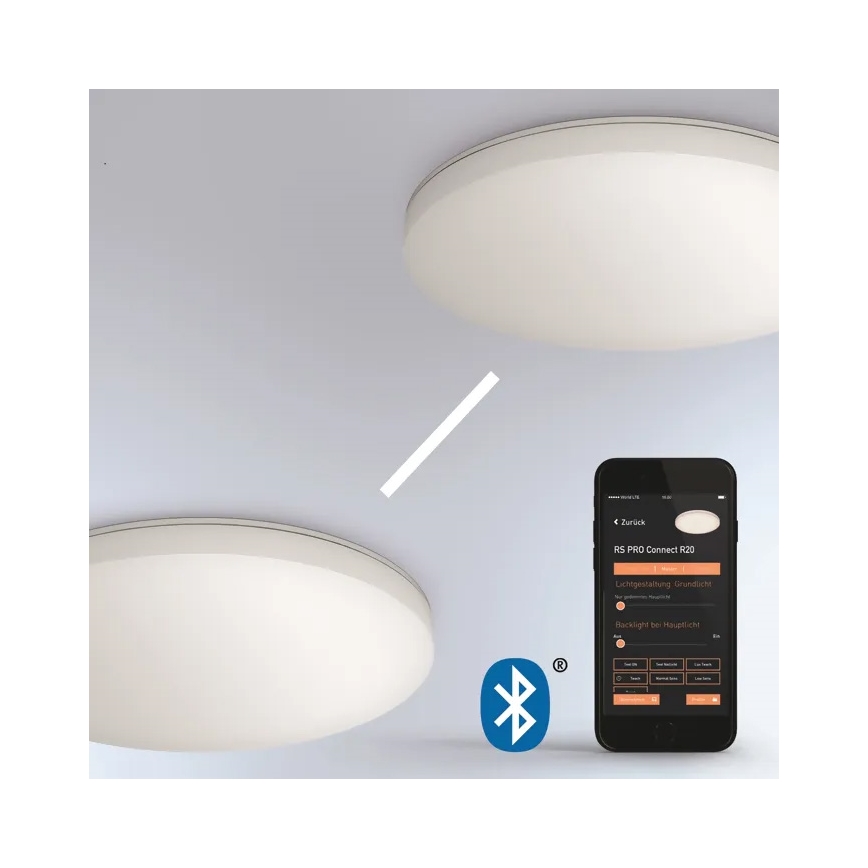 Steinel 067762 - LED Dimmable φωτιστικό οροφής με αισθητήρα RS PRO R30 plus SC 23,7W/230V 4000K IP40