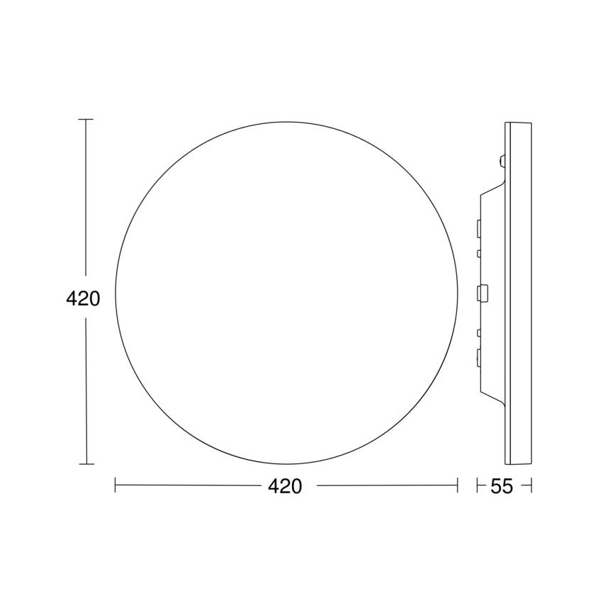 Steinel 067762 - LED Dimmable φωτιστικό οροφής με αισθητήρα RS PRO R30 plus SC 23,7W/230V 4000K IP40