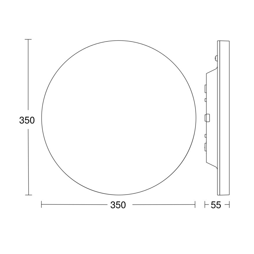 Steinel - LED Dimmable φωτιστικό οροφής με αισθητήρα RSPROR20BASIC 15,3W/230V IP40 3000K