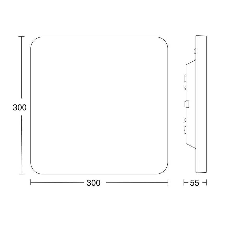 Steinel 067748 - LED Dimmable φωτιστικό οροφής με αισθητήρα RS PRO R20 PLUS 15,86W/230V IP40 3000K