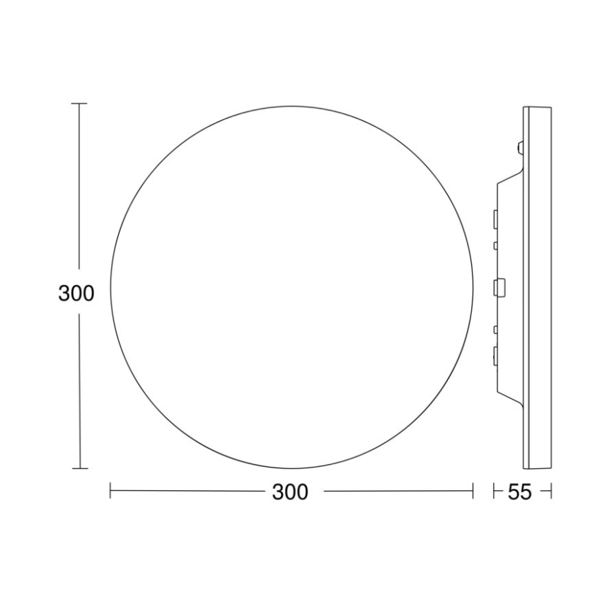 Steinel 067700 - LED Φωτιστικό οροφής ντιμαριζόμενο με αισθητήρα RS PRO R10 PLUS SC 8,5W/230V IP40 4000K