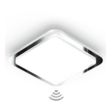STEINEL st007911 - Φωτιστικό οροφής LED με αισθητήρα RS LED D1 LED/11W/230V γυαλιστερό χρώμιο