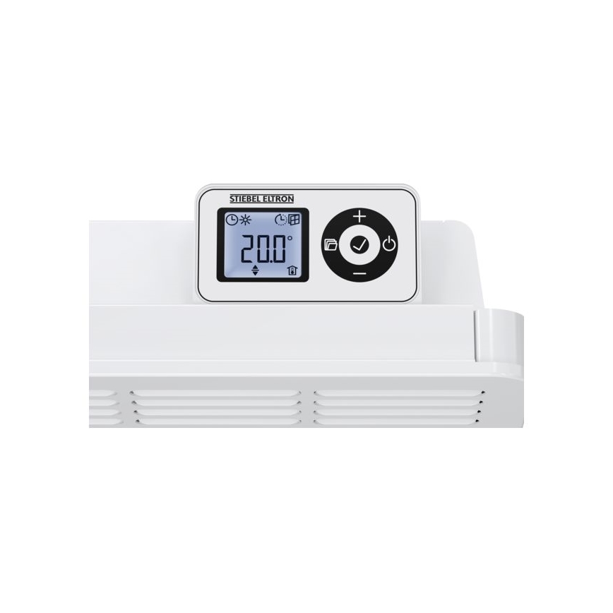 Stiebel Eltron - Θερμοπομπός τοίχου με οθόνη LCD και θερμοστάτη 750W/230V IP24