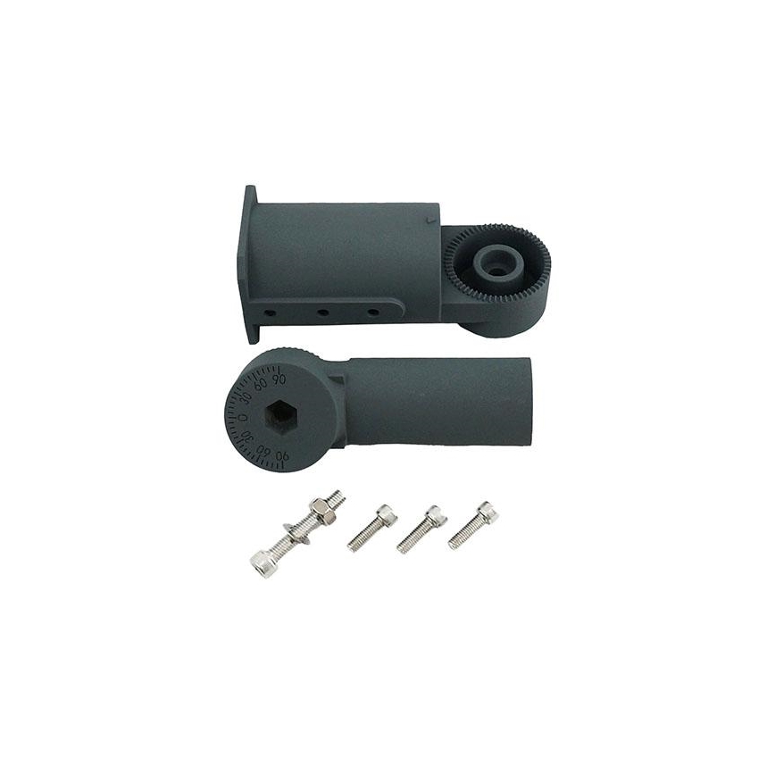 Street lamp holder with διάμετρος 50 mm ανθρακί IP44