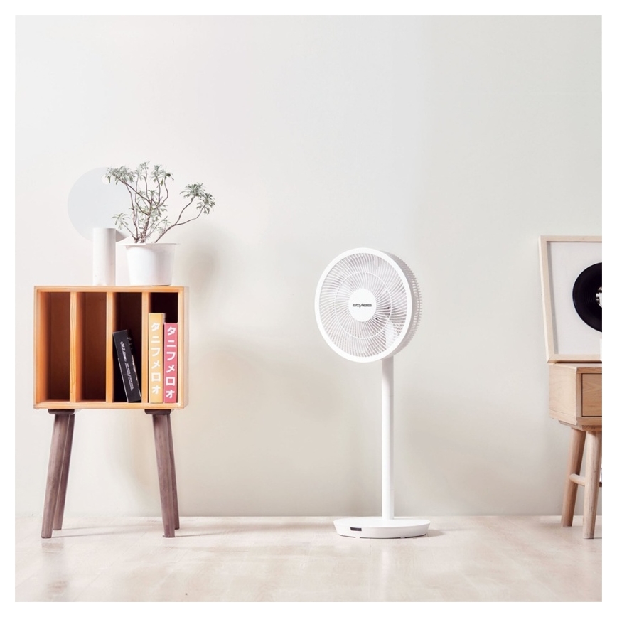 Stylies - Ανεμιστήρας δαπέδου ANTILA 25W/230V, διάμετρος 40 εκ., λευκός + τηλεχειριστήριο