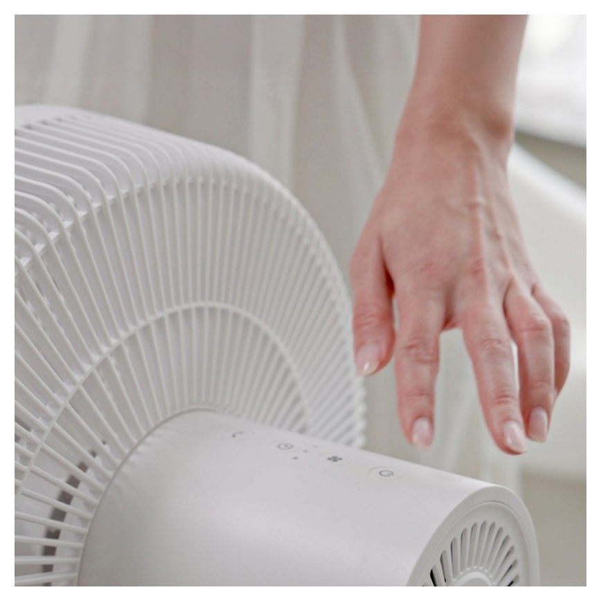 Stylies - Ανεμιστήρας δαπέδου ANTILA 25W/230V, διάμετρος 40 εκ., λευκός + τηλεχειριστήριο