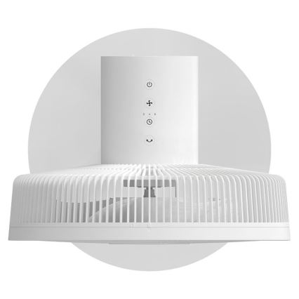 Stylies - Ανεμιστήρας δαπέδου ANTILA 25W/230V, διάμετρος 40 εκ., λευκός + τηλεχειριστήριο