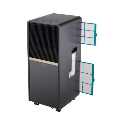 Stylies - Φορητό κλιματιστικό POLARIX 1000W/230V 9000 BTU μαύρο + τηλεχειριστήριο
