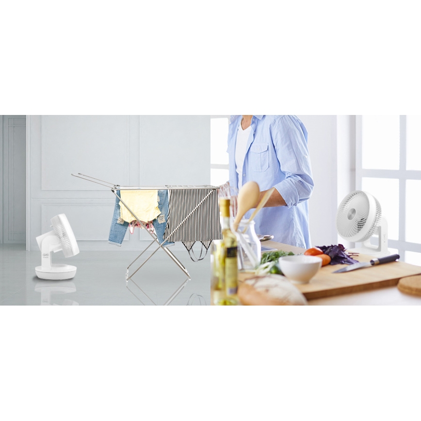 Stylies - Επιτραπέζιος ανεμιστήρας TARA 45W/230V λευκός