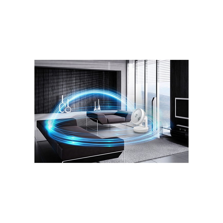 Stylies - Επιτραπέζιος ανεμιστήρας TARA 45W/230V λευκός