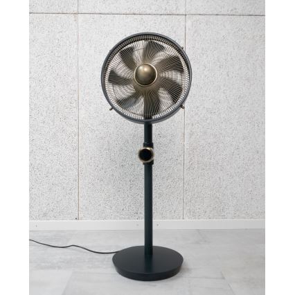Stylies - Επιδαπέδιος ανεμιστήρας URANUS 35W/230V 94 cm μαύρος