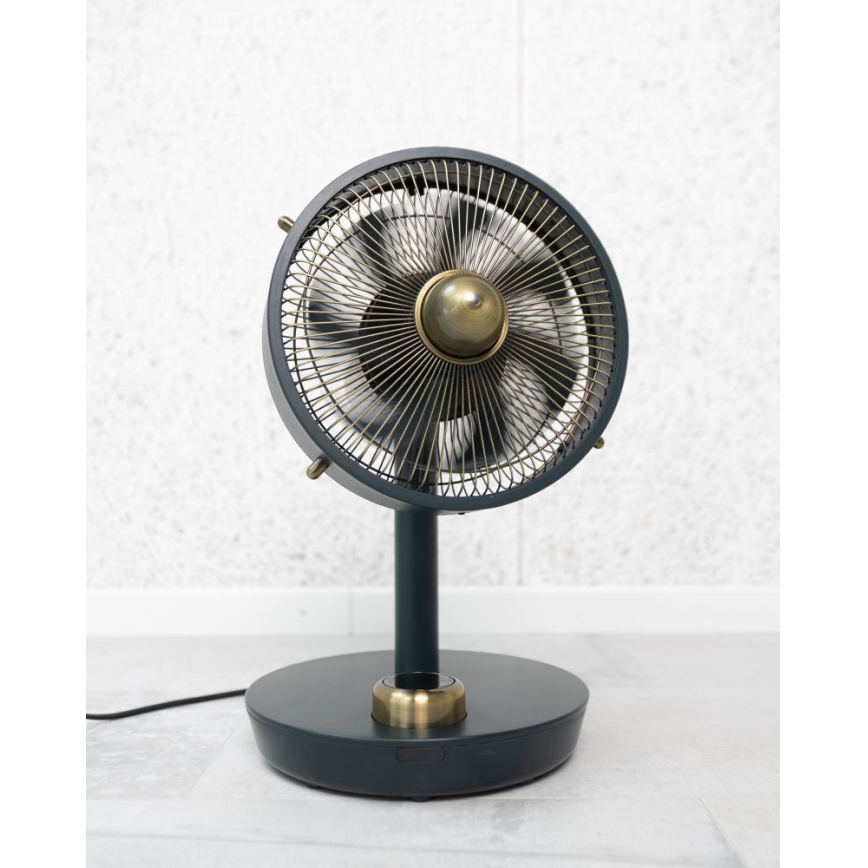 Stylies - Επιτραπέζιος ανεμιστήρας CEPHEUS 24W/230V μαύρος