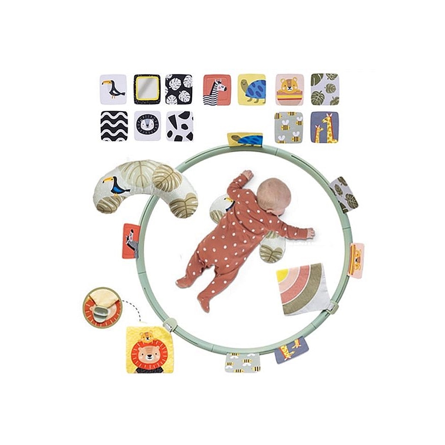 Taf Toys - Tummy time κέντρο αναπτυξιακών δραστηριοτήτων δ. 90 cm savanna