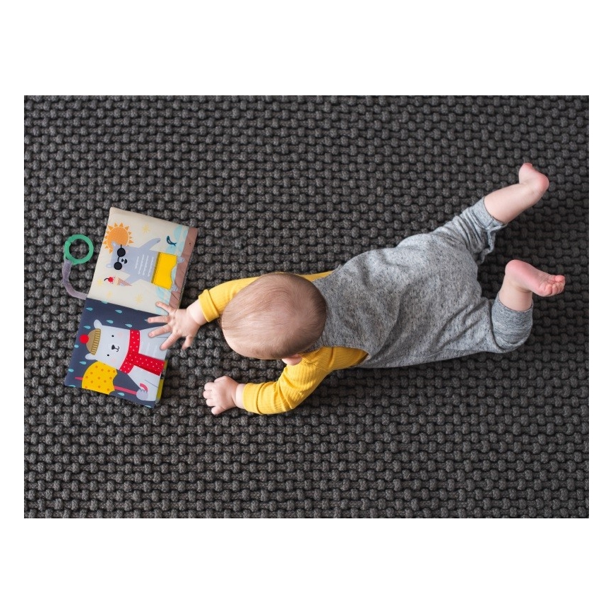 Taf Toys - Εκπαιδευτικό υφασμάτινο βιβλιαράκι αρκούδα