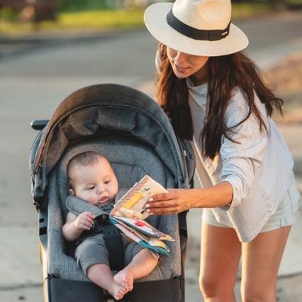 Taf Toys - Εκπαιδευτικό υφασμάτινο βιβλιαράκι αρκούδα