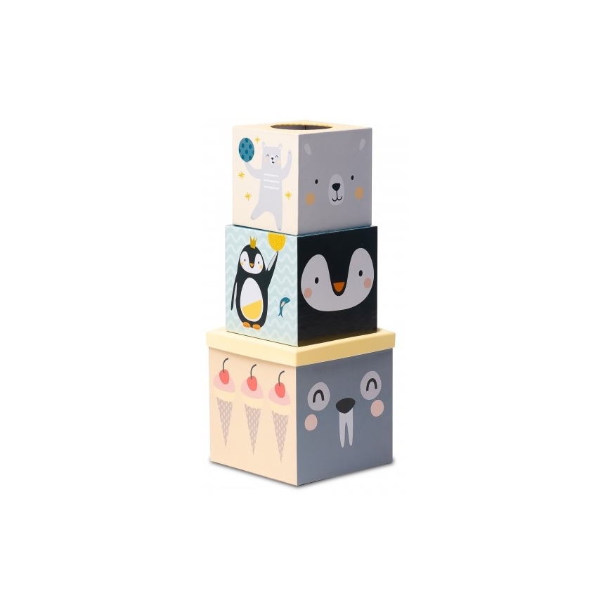 Taf Toys - Εκπαιδευτικό παιχνίδι με κύβους Βόρειος πόλος