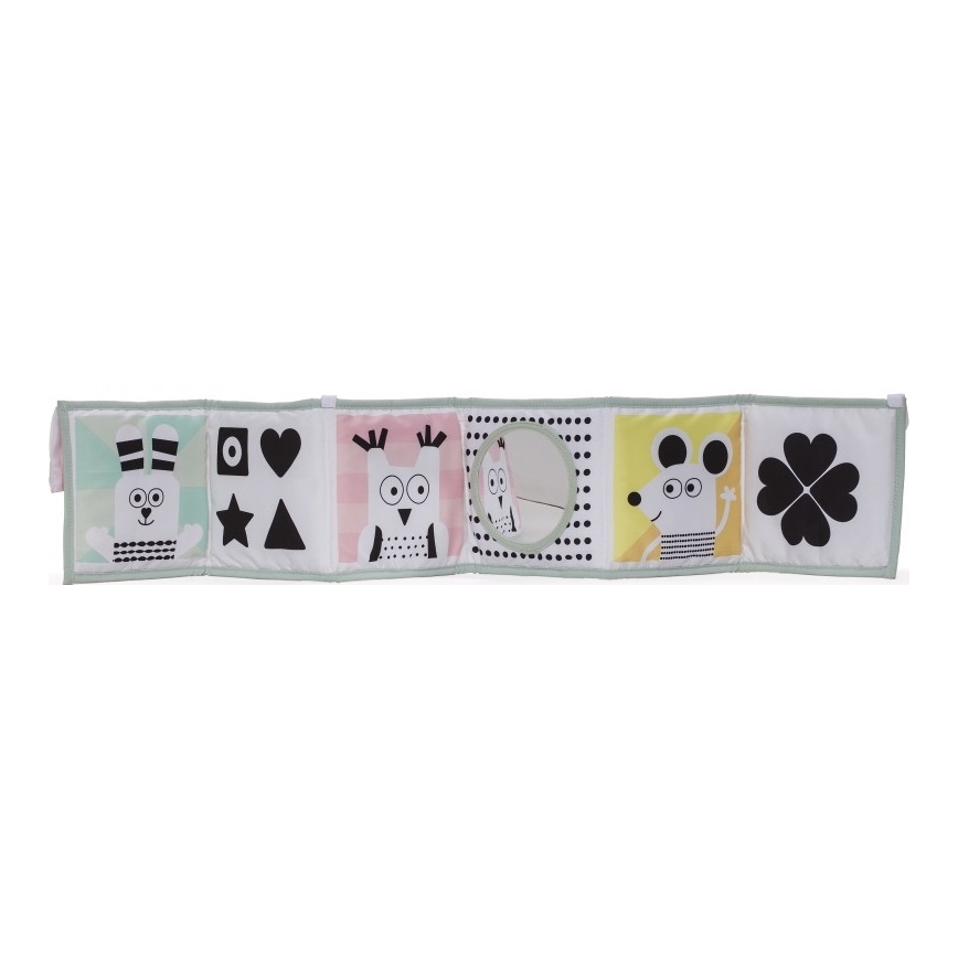 Taf Toys - Υφασμάτινο βιβλίο δραστηριοτητήτων 3σε1 ζωάκια