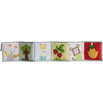 Taf Toys - Υφασμάτινο βιβλίο δραστηριοτητήτων 3σε1 ζωάκια
