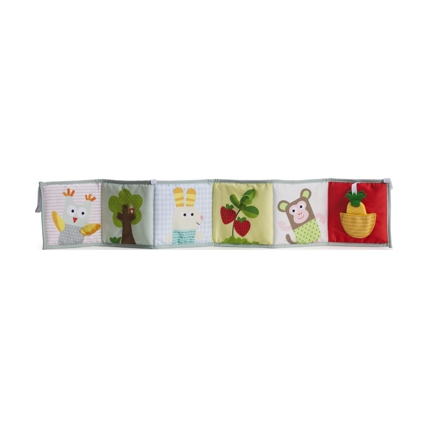Taf Toys - Υφασμάτινο βιβλίο δραστηριοτητήτων 3σε1 ζωάκια