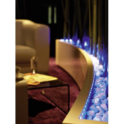 Ταινία μπάνιου LED LED/24W/12V 5 m IP65 μπλε