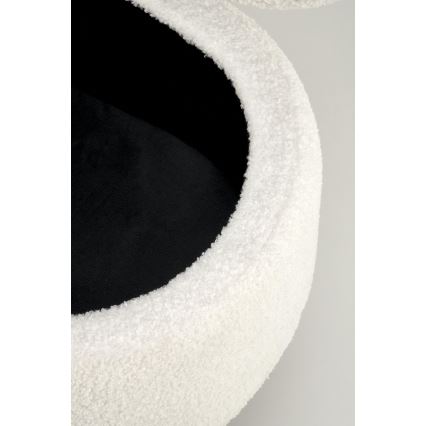 Ταμπουρέ σκαμπό με αποθηκευτικό χώρο AVEIRO 46x120 cm λευκό