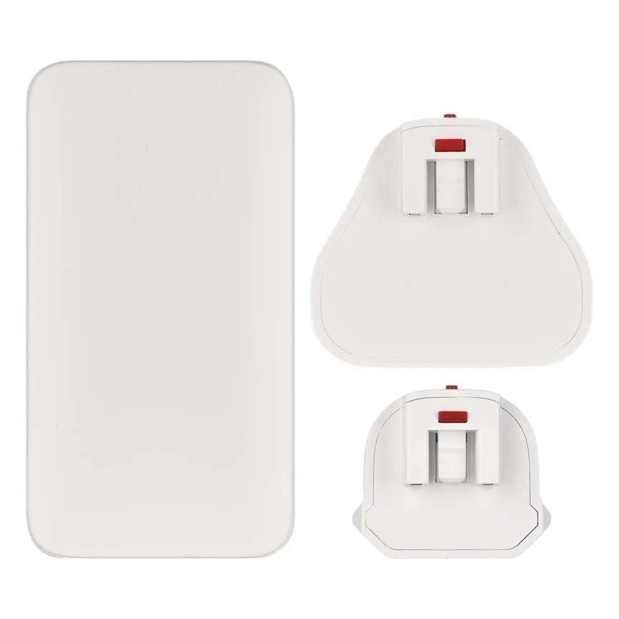 Ταξιδιωτικός αντάπτορας USB GaN με εναλλάξιμα βύσματα 100-250V