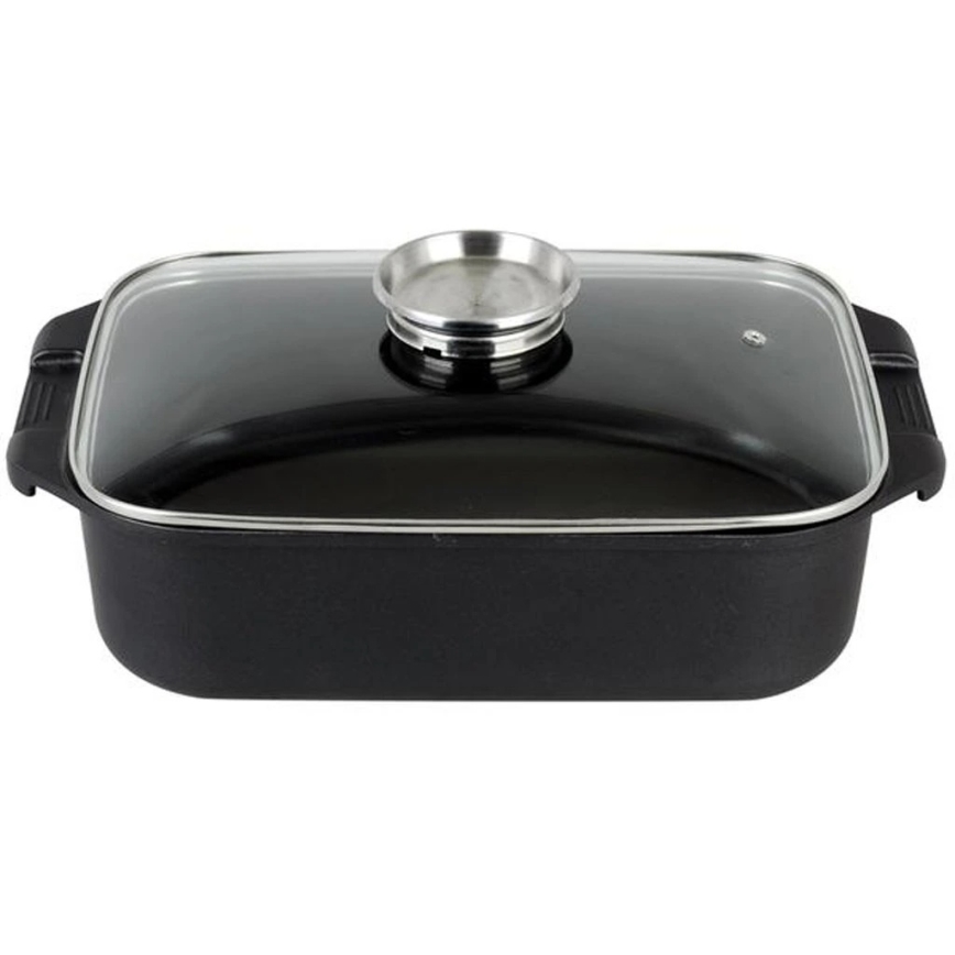 Ταψί με καπάκι TORO 6,5 l 34,5x10x24,5 cm μαύρο