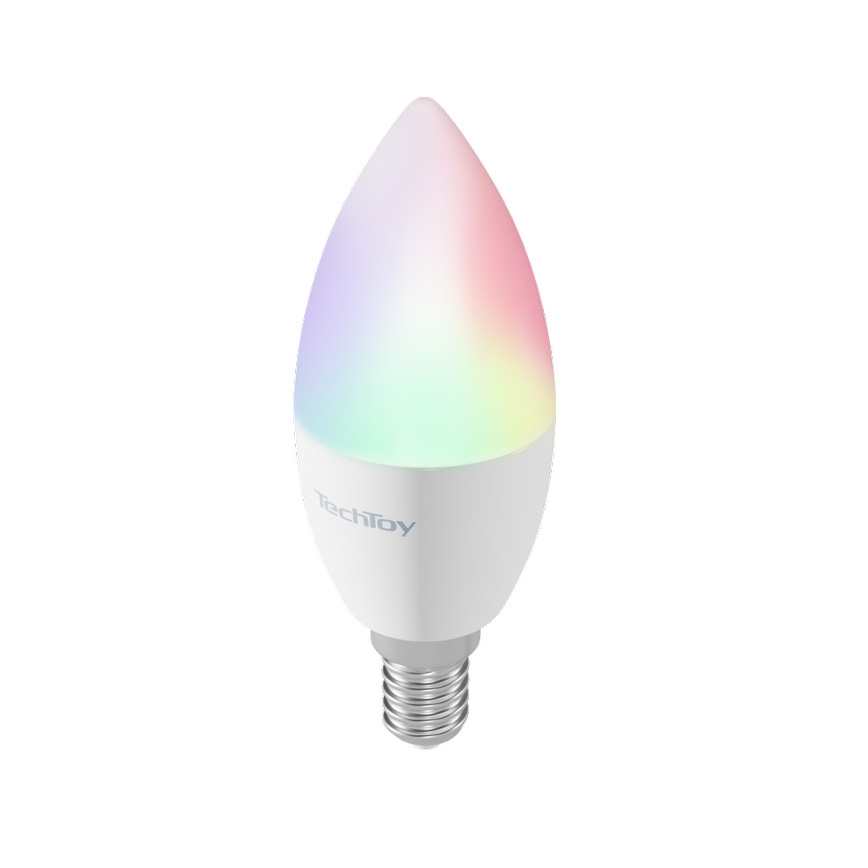 TechToy - LED RGB Smart dimmable λαμπτήρας E14/4,4W/230V 2700-6500K Wi-Fi