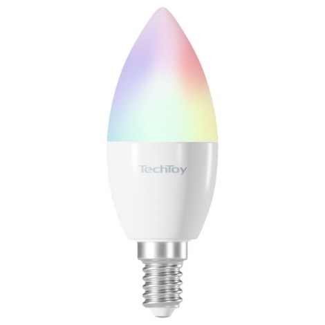 TechToy - LED RGB Smart dimmable λαμπτήρας E14/4,4W/230V 2700-6500K Wi-Fi