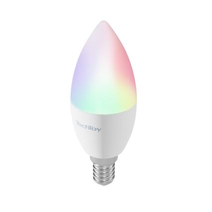 TechToy - LED RGB Smart dimmable λαμπτήρας E14/4,4W/230V 2700-6500K Wi-Fi