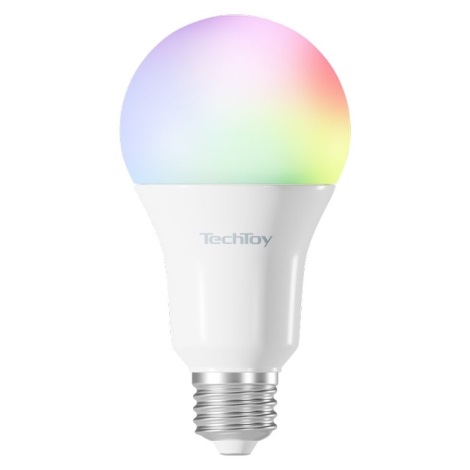 TechToy - LED RGB Έξυπνος ρυθμιζόμενος λαμπτήρας E27/11W/230V 2700-6500K Wi-Fi