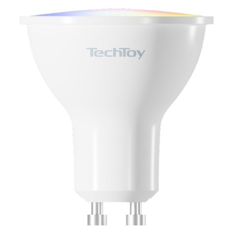 TechToy - LED RGB Έξυπνος ρυθμιζόμενος λαμπτήρας GU10/4,5W/230V 2700-6500K Wi-Fi