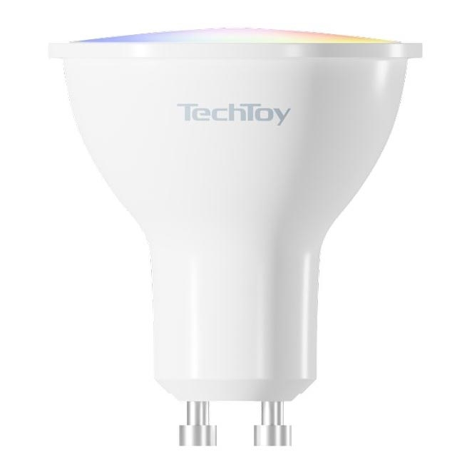 TechToy - LED RGB Έξυπνος ρυθμιζόμενος λαμπτήρας GU10/4,5W/230V 2700-6500K Wi-Fi