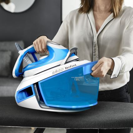 Tefal - Γεννήτρια ατμού EXPRESS AIRGLIDE 2800W/230V μπλε