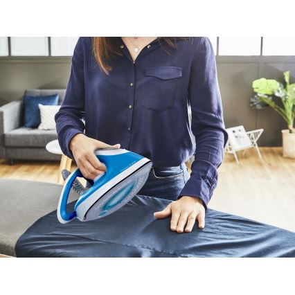 Tefal - Γεννήτρια ατμού EXPRESS AIRGLIDE 2800W/230V μπλε
